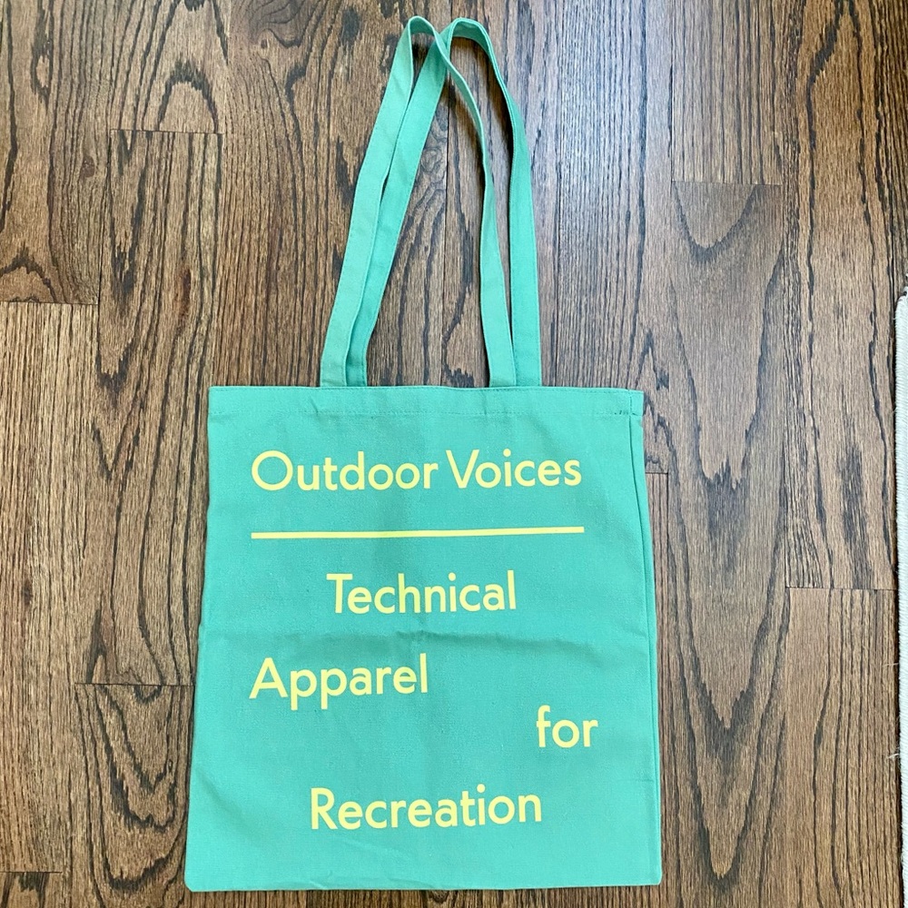 Outdoor Voices Canvas Tote Bag